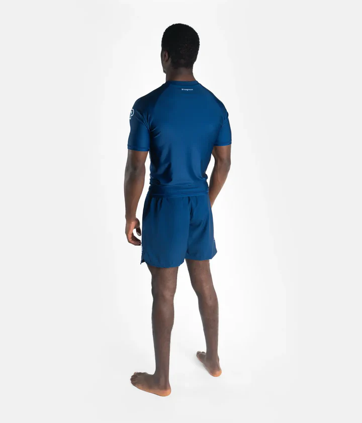 Rashguard Progress Academy Navy Manga Corta