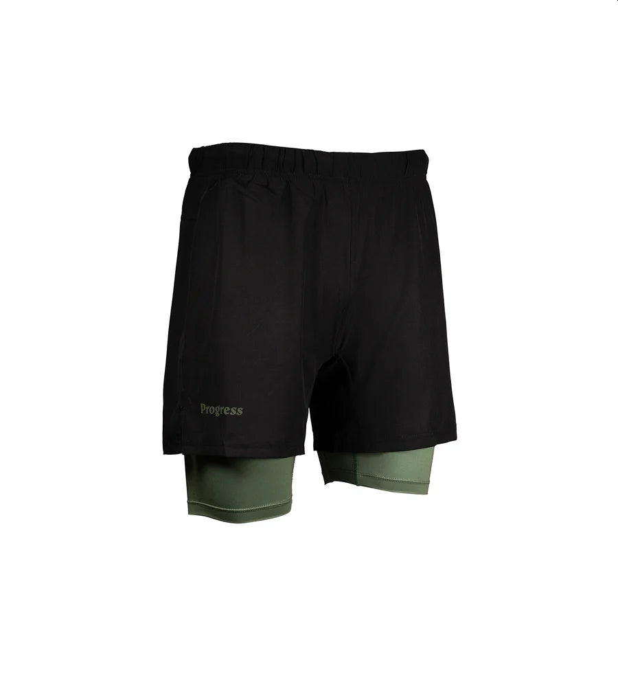 Pantaloneta Progress Academy + Hybrid Black