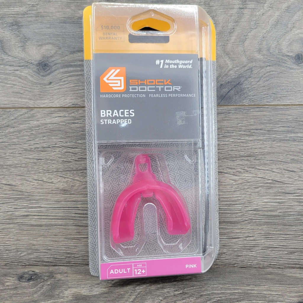 Protector Bucal para Frenillos Shock Doctor Rosado