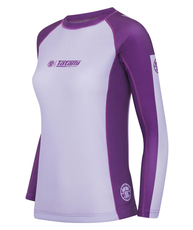 Rashguard de Mujer Tatami Contrast Berry Manga Larga