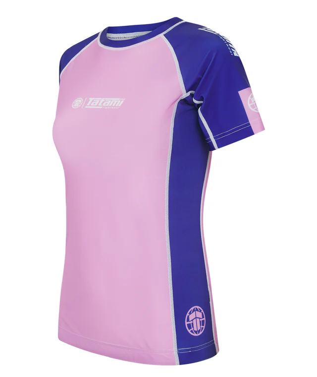 Rashguard de Mujer Tatami Contrast Pink & Navy Manga Corta