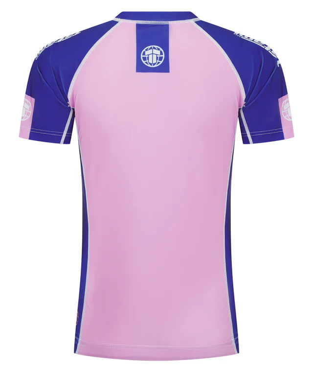 Rashguard de Mujer Tatami Contrast Pink & Navy Manga Corta