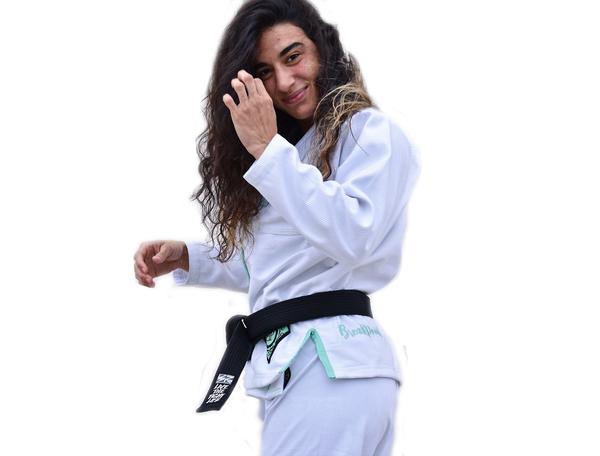 Gi de Mujer Para Jiu Jitsu Break Point Diamond White