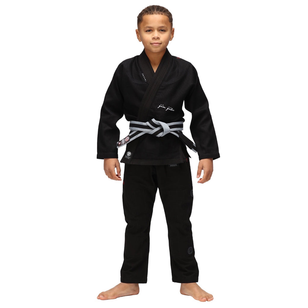 Gi de Jiu Jitsu para Niño Tatami Elements Superlite Negro