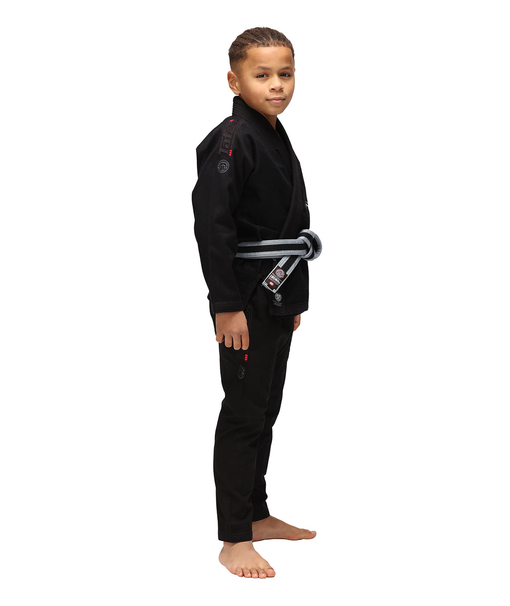 Gi de Jiu Jitsu para Niño Tatami Elements Superlite Negro