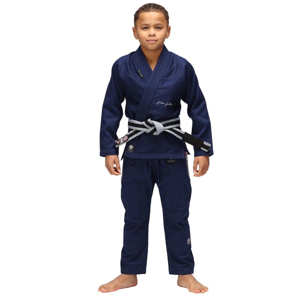 Gi de Jiu Jitsu para Niño Tatami Elements Superlite Azul Marino