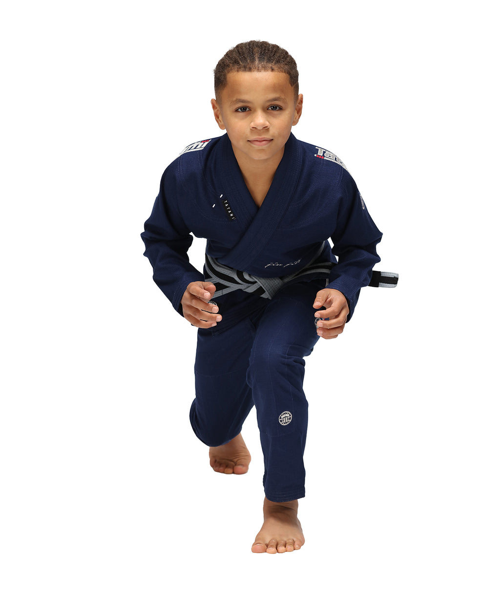 Gi de Jiu Jitsu para Niño Tatami Elements Superlite Azul Marino
