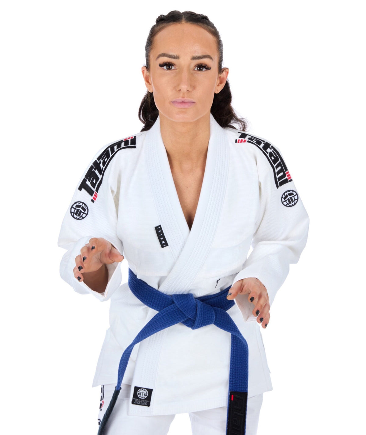Gi de Mujer Para Jiu Jitsu Tatami Elements Superlite Blanco