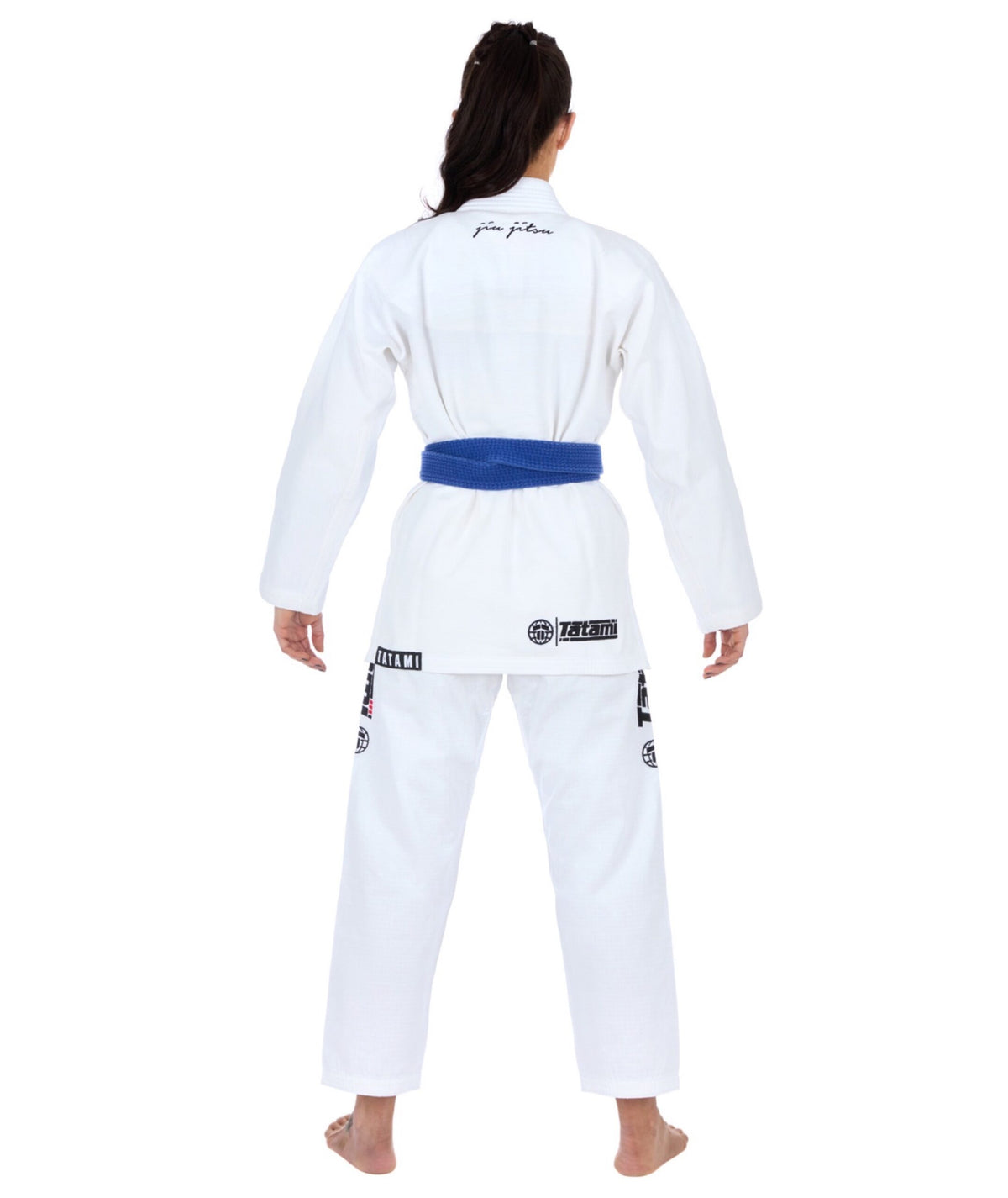 Gi de Mujer Para Jiu Jitsu Tatami Elements Superlite Blanco