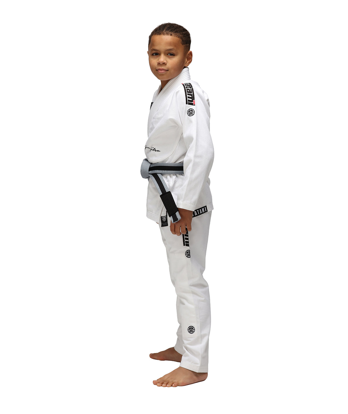 Gi de Jiu Jitsu para Niño Tatami Elements Superlite Blanco