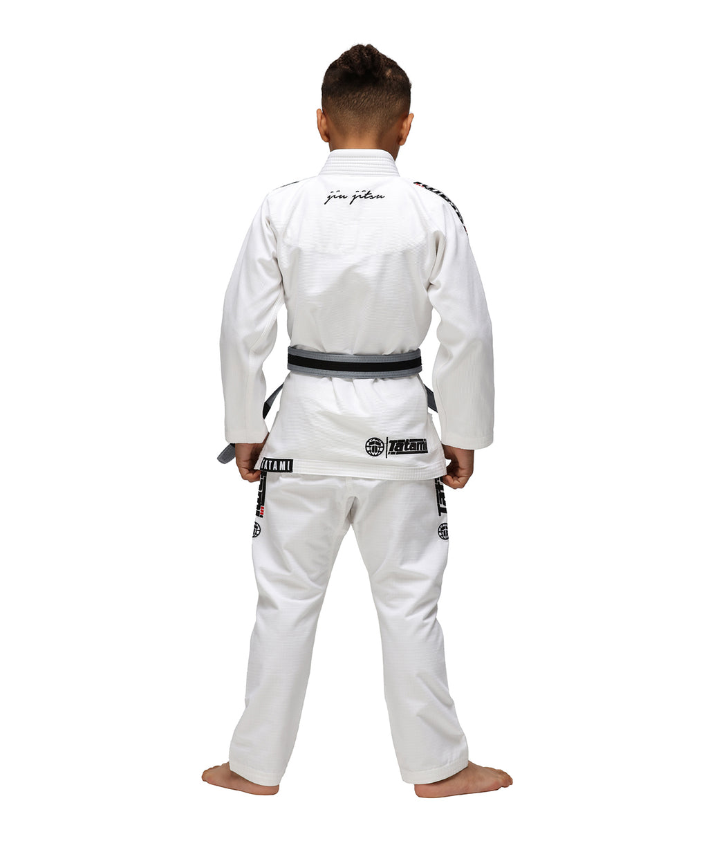 Gi de Jiu Jitsu para Niño Tatami Elements Superlite Blanco
