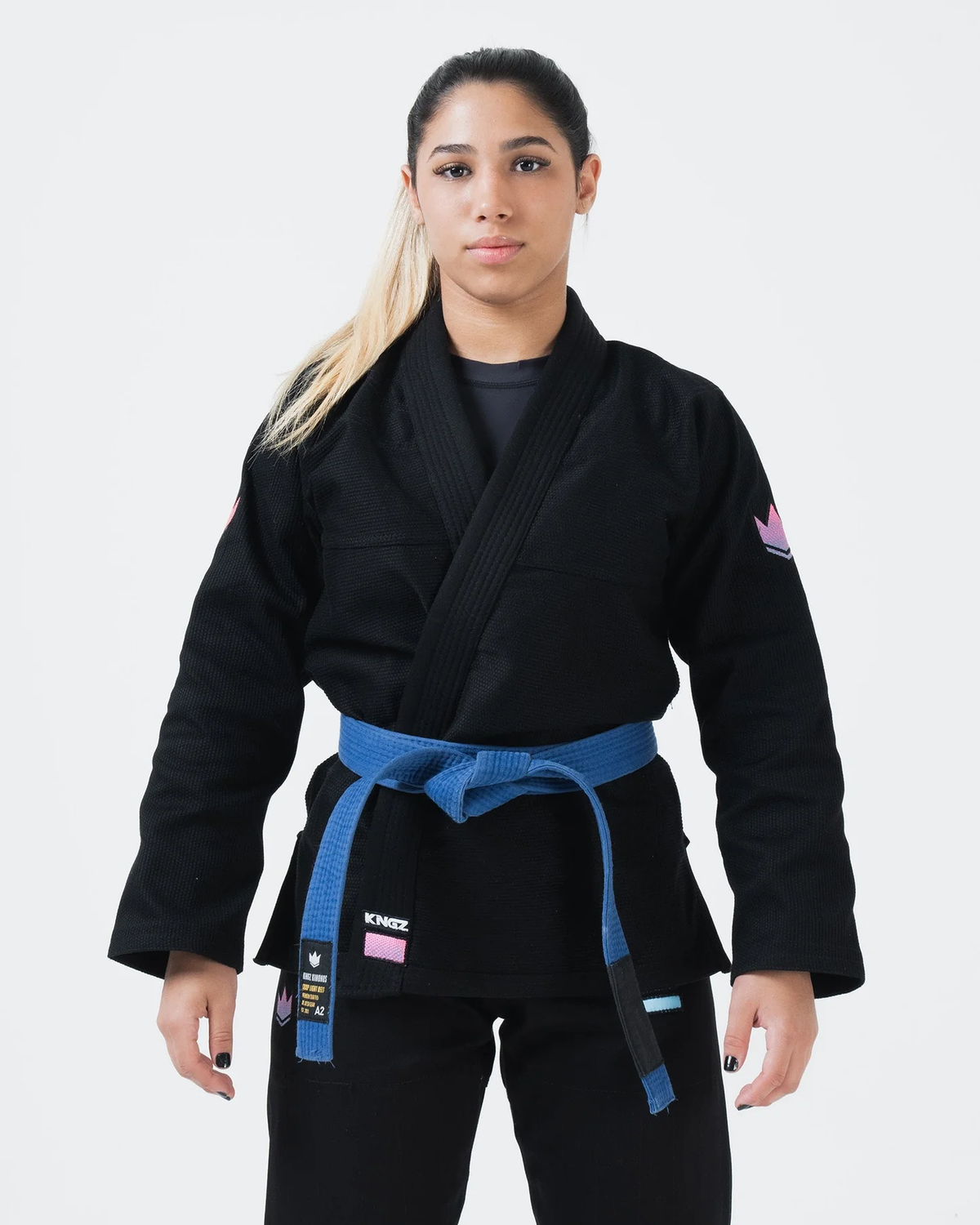 Gi de Mujer Para Jiu Jitsu Kingz Empowered Black