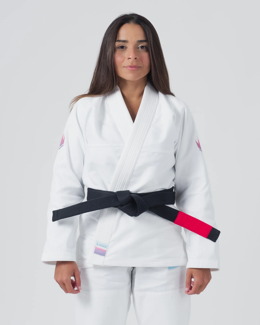 Gi de Mujer Para Jiu Jitsu Kingz Empowered White
