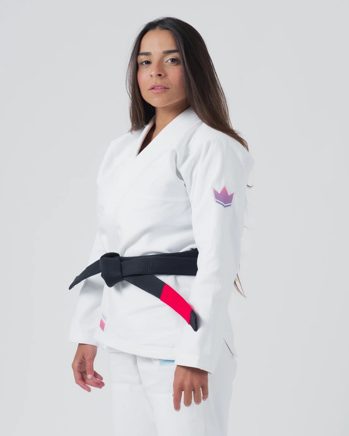 Gi de Mujer Para Jiu Jitsu Kingz Empowered White