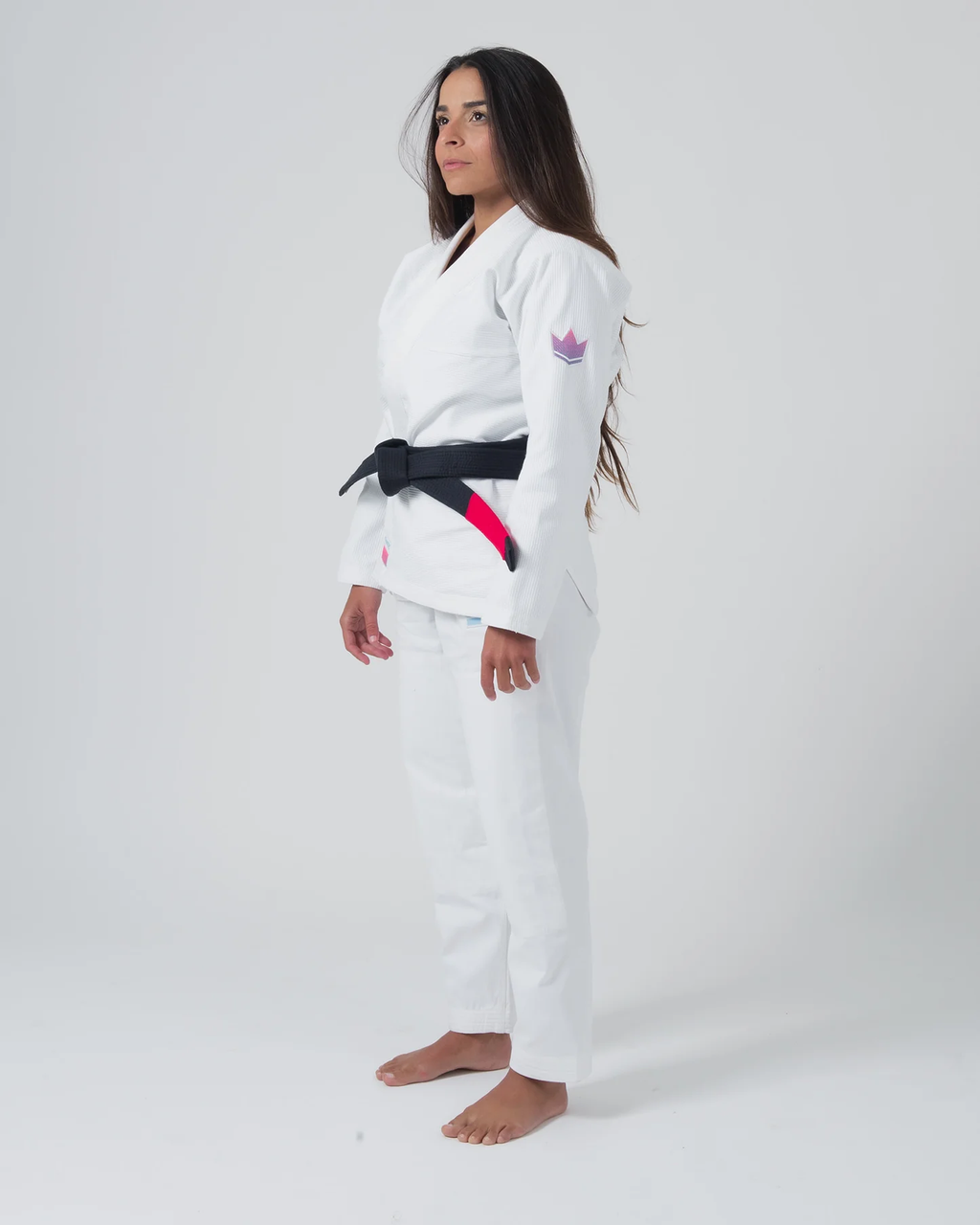 Gi de Mujer Para Jiu Jitsu Kingz Empowered White