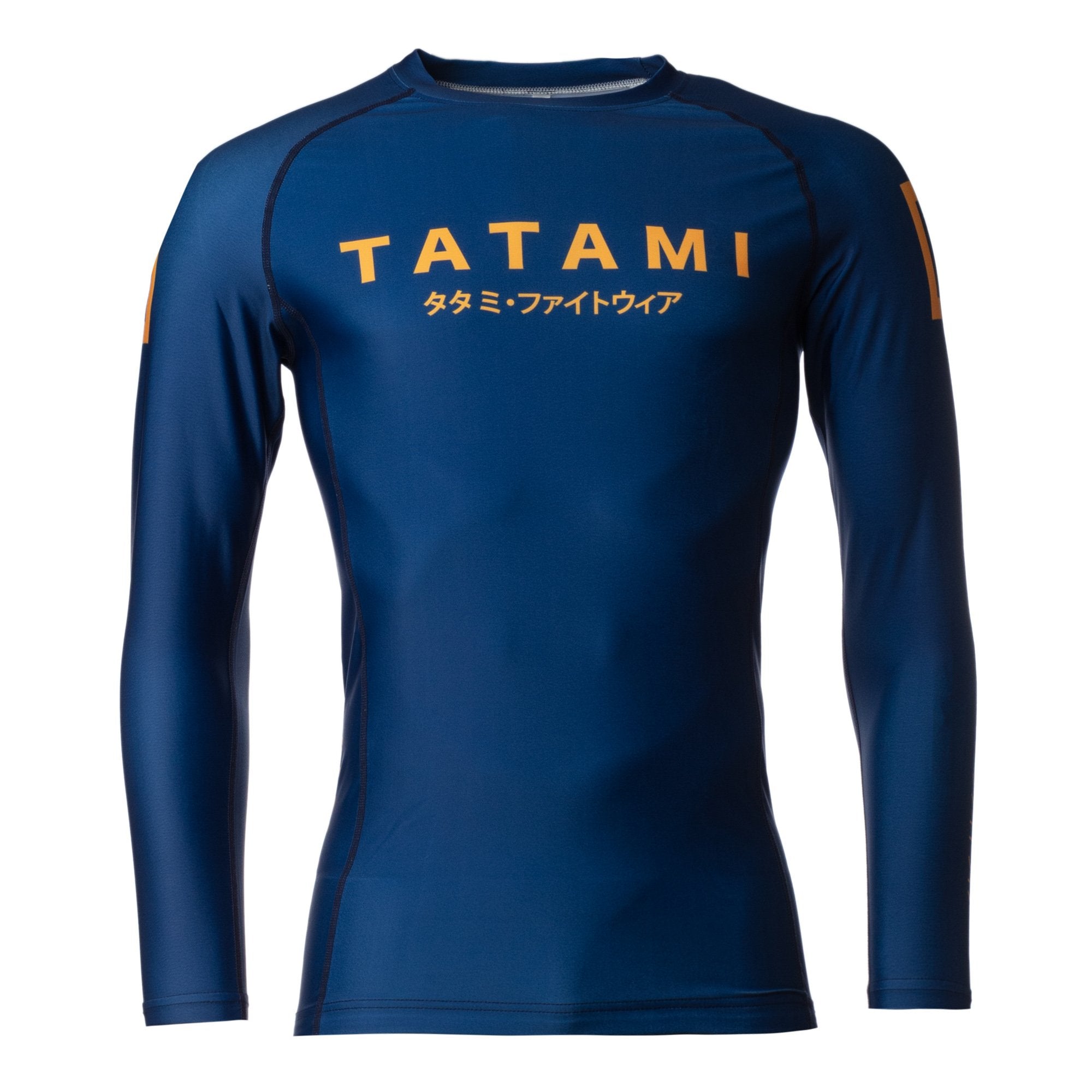 Rashguard Tatami Katakana Navy Manga Larga