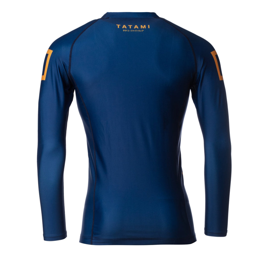 Rashguard Tatami Katakana Navy Manga Larga