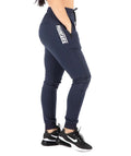 Joggers de Mujer Tatami Logo Azul Marino y Blanco