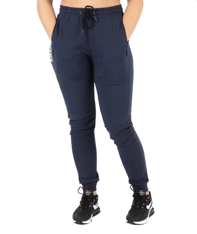 Joggers de Mujer Tatami Logo Azul Marino y Blanco