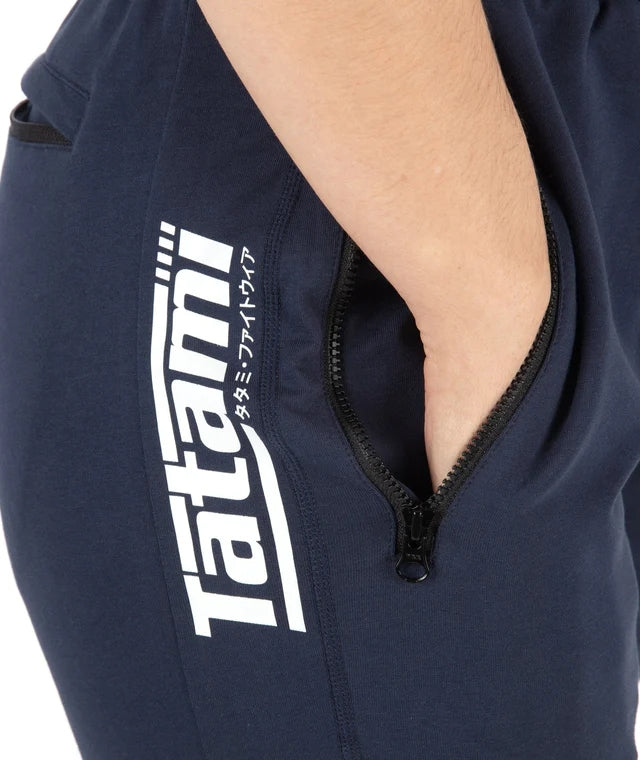 Joggers de Mujer Tatami Logo Azul Marino y Blanco