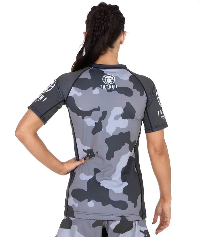 Rashguard de Mujer Tatami MTP Camo Gris