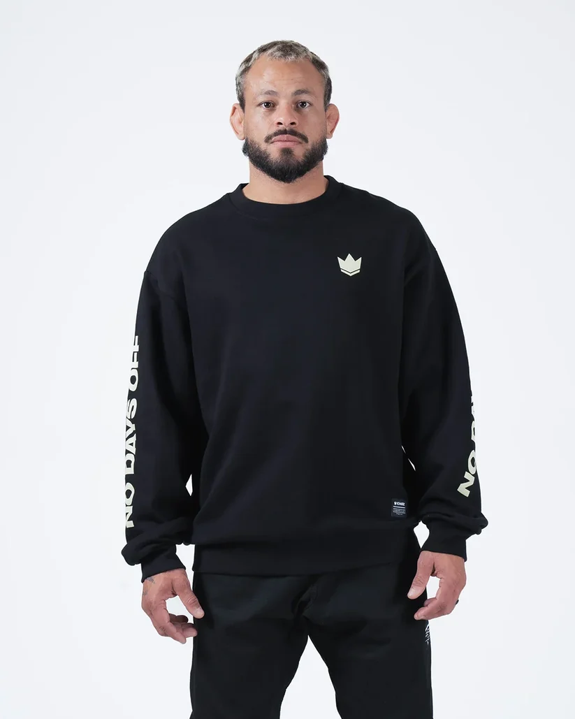 Sudadera Kingz No Days Off Crewneck Negro