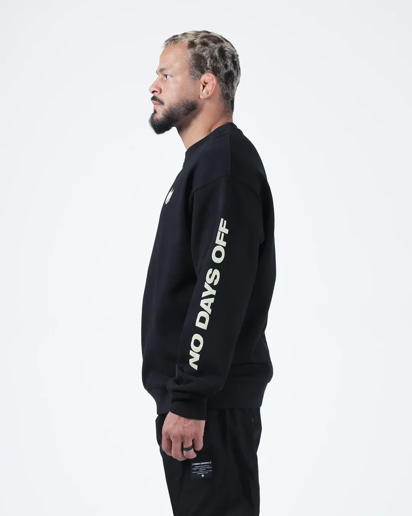 Sudadera Kingz No Days Off Crewneck Negro