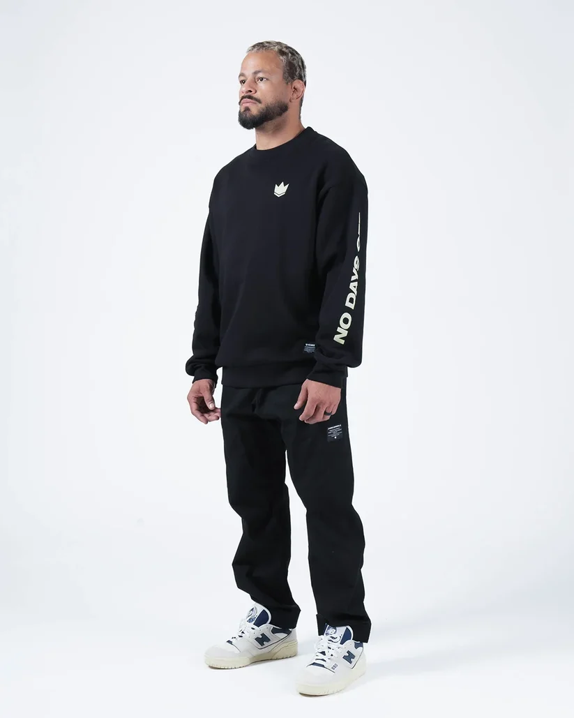 Sudadera Kingz No Days Off Crewneck Negro