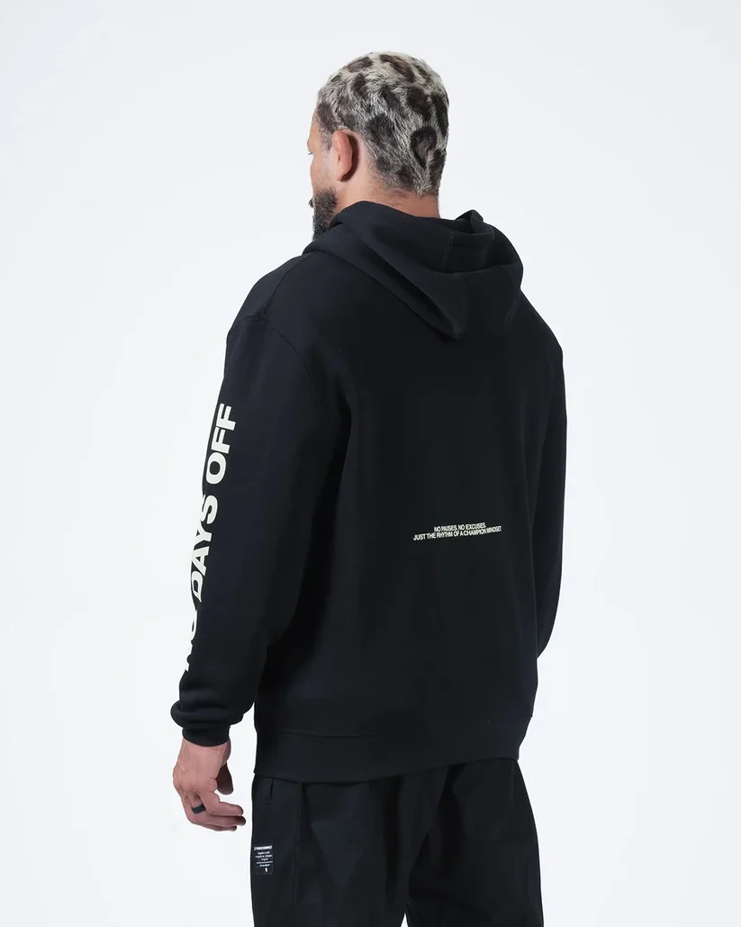 Sudadera Kingz No Days Off Zip Up - Negro