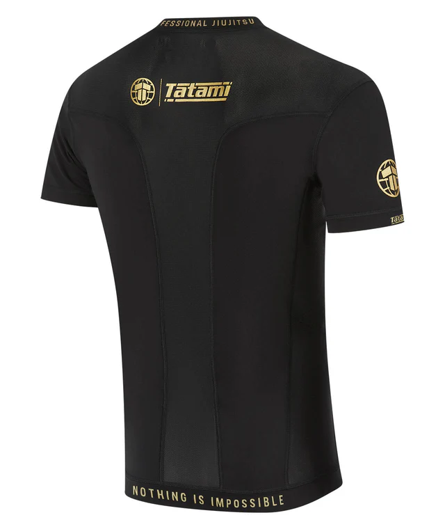 Rashguard Tatami Pro - Black & Gold
