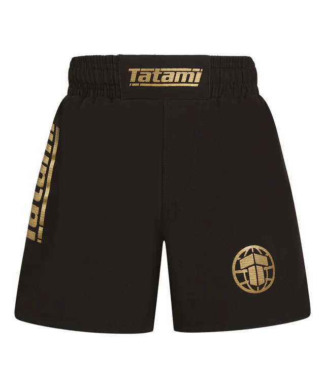 Pantaloneta de Niño Tatami Pro - Black & Gold