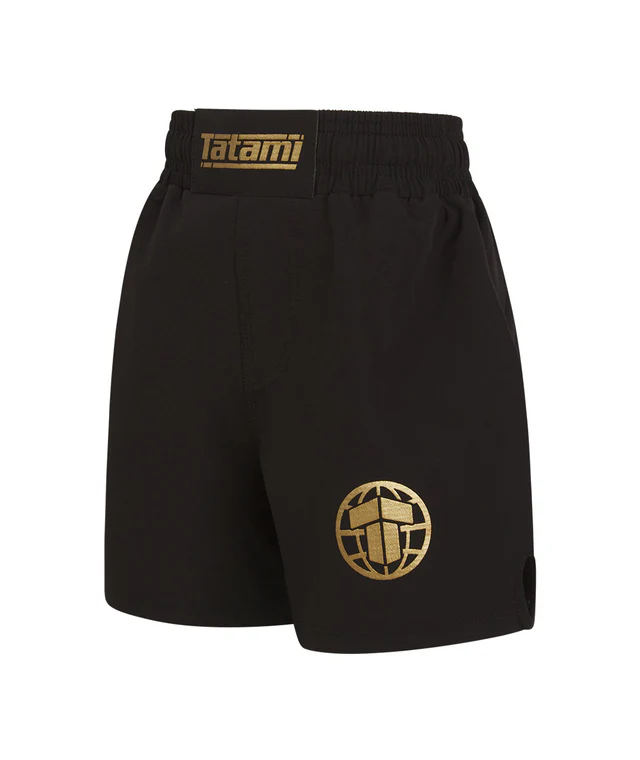 Pantaloneta de Niño Tatami Pro - Black & Gold