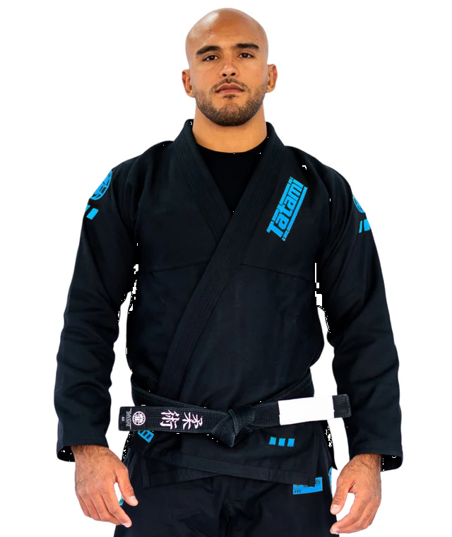 Gi de Jiu Jitsu Tatami Pro Series - Black & Sky Blue
