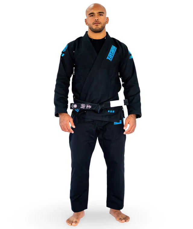 Gi de Jiu Jitsu Tatami Pro Series - Black & Sky Blue
