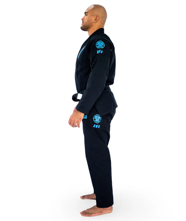 Gi de Jiu Jitsu Tatami Pro Series - Black & Sky Blue