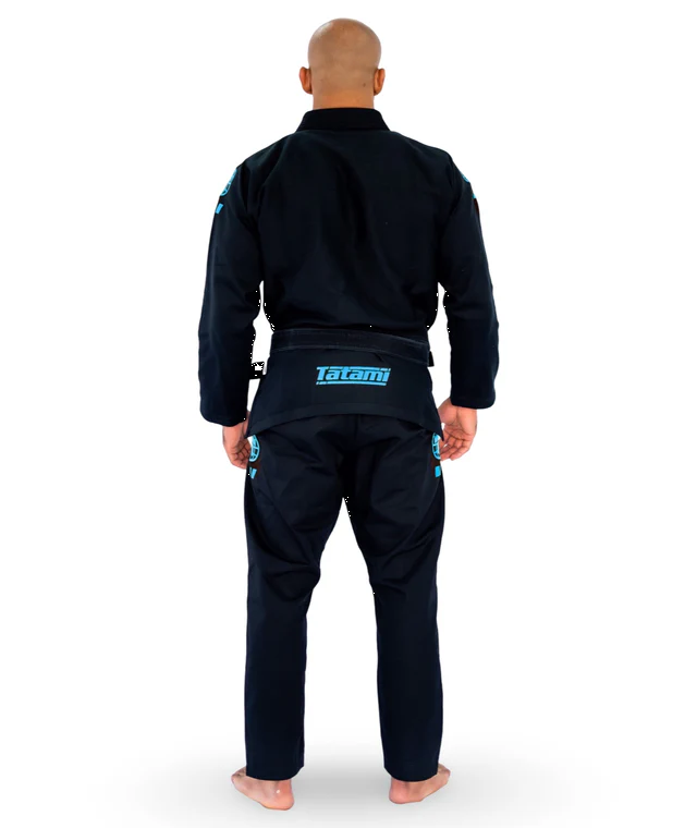 Gi de Jiu Jitsu Tatami Pro Series - Black & Sky Blue