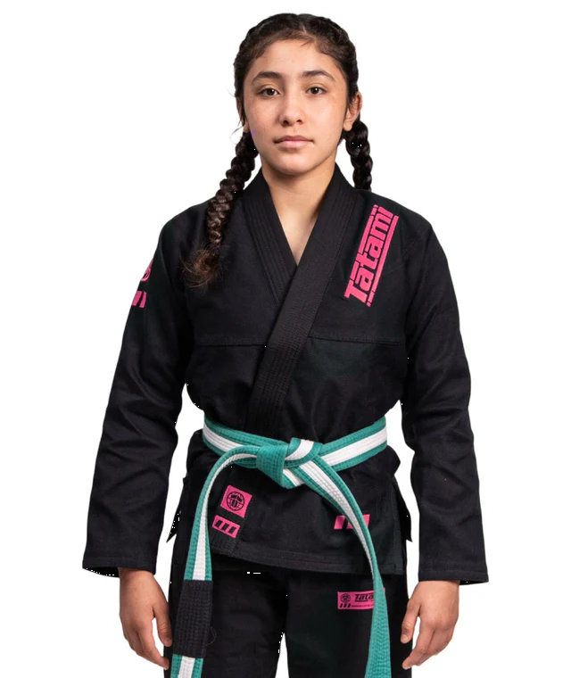 Gi de Jiu Jitsu para Niño Tatami Pro Series - Black & Wild Rose
