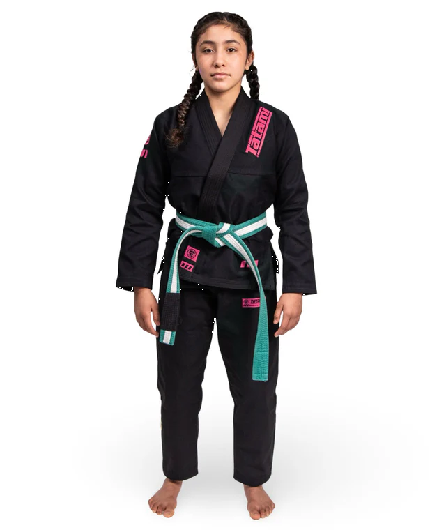 Gi de Jiu Jitsu para Niño Tatami Pro Series - Black & Wild Rose