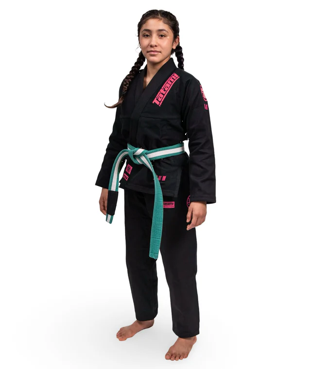 Gi de Jiu Jitsu para Niño Tatami Pro Series - Black & Wild Rose