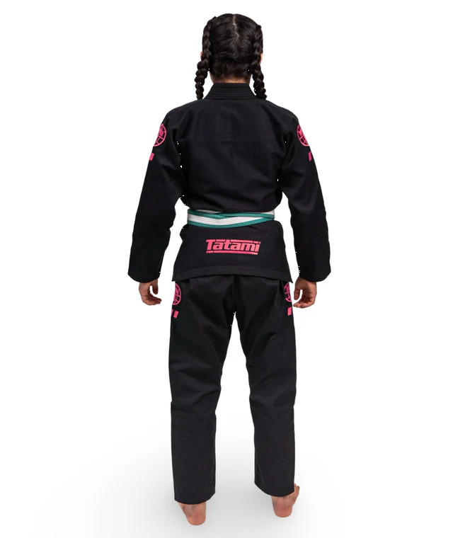 Gi de Jiu Jitsu para Niño Tatami Pro Series - Black & Wild Rose