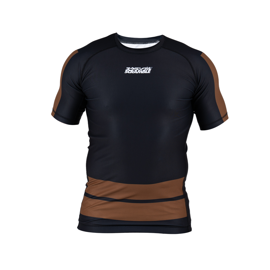 Rashguard Scramble Ranked - Marrón