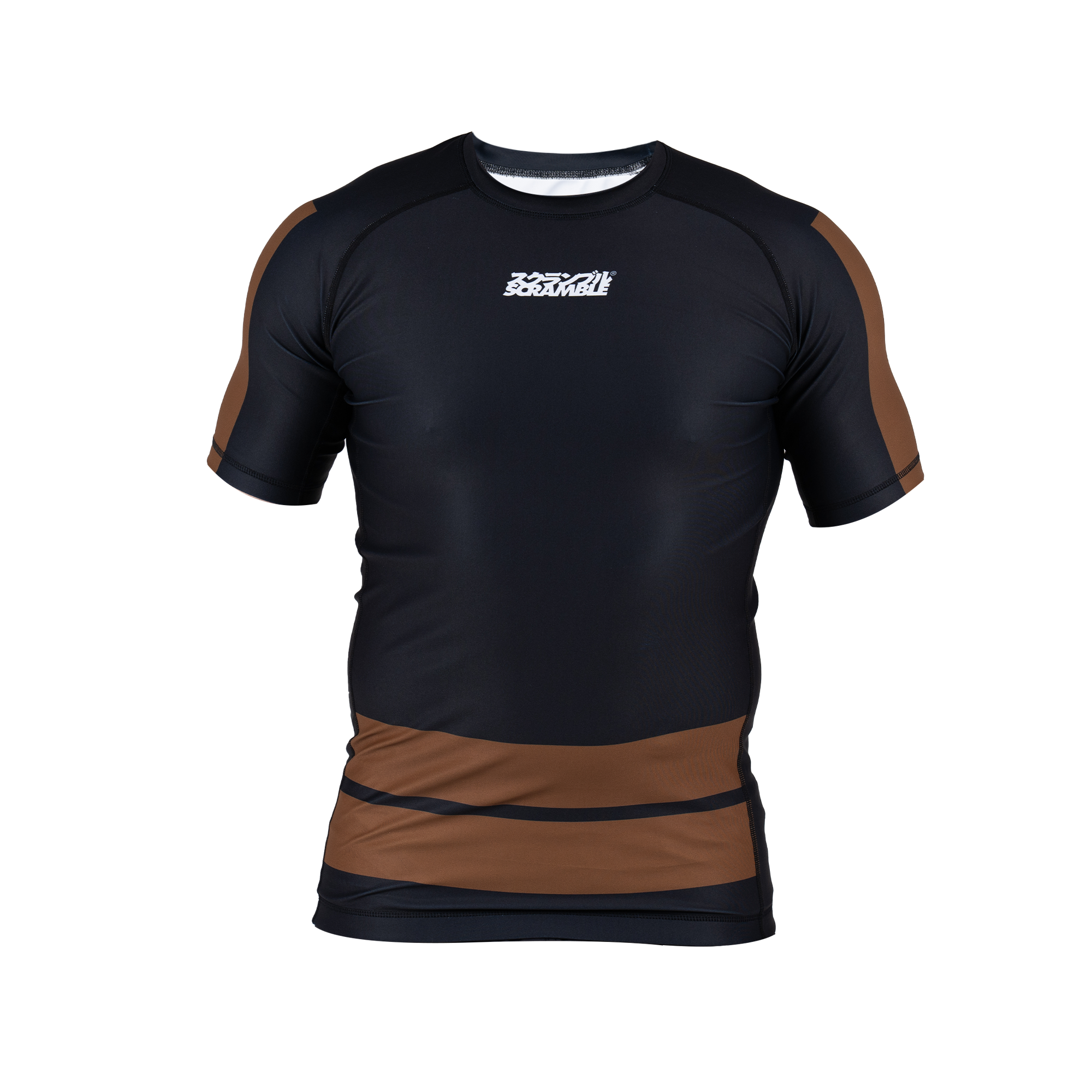 Rashguard Scramble Ranked - Marrón