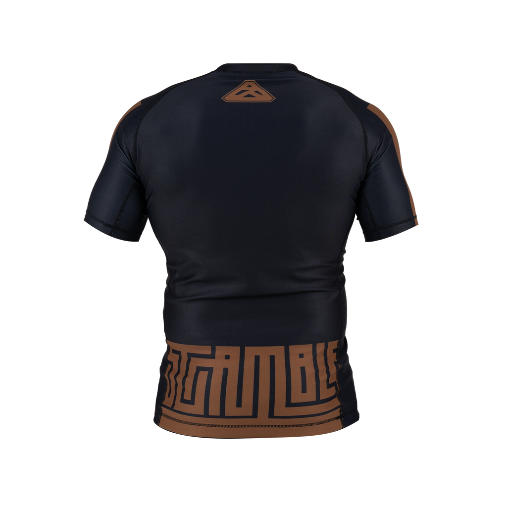 Rashguard Scramble Ranked - Marrón