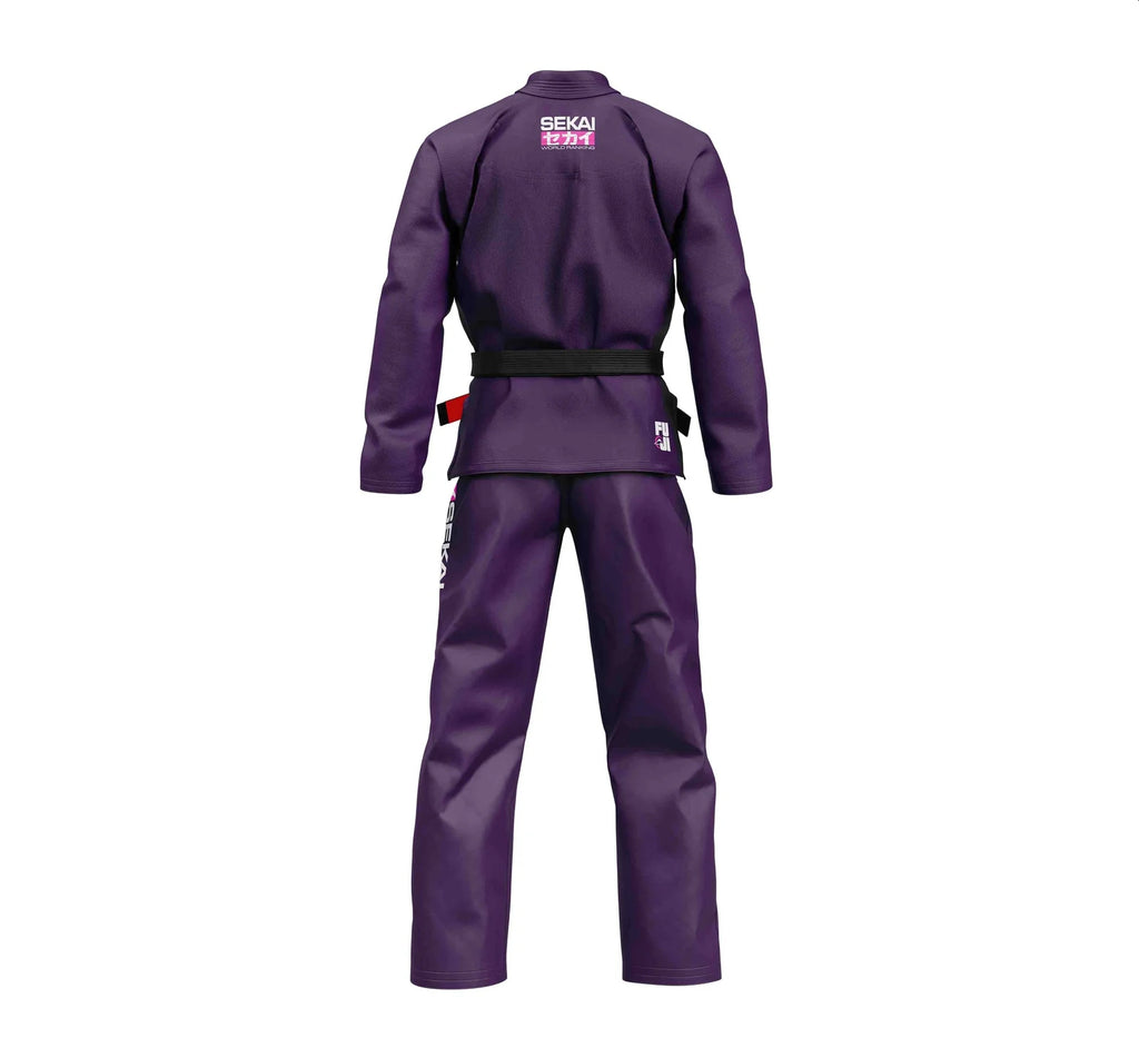 Gi de Mujer Para Jiu Jitsu Fuji Sekai 2.0 Purple/Pink