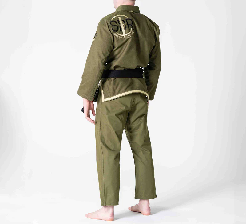 Gi de Jiu Jitsu Fuji Suparaito Sheepdog Response Verde Militar