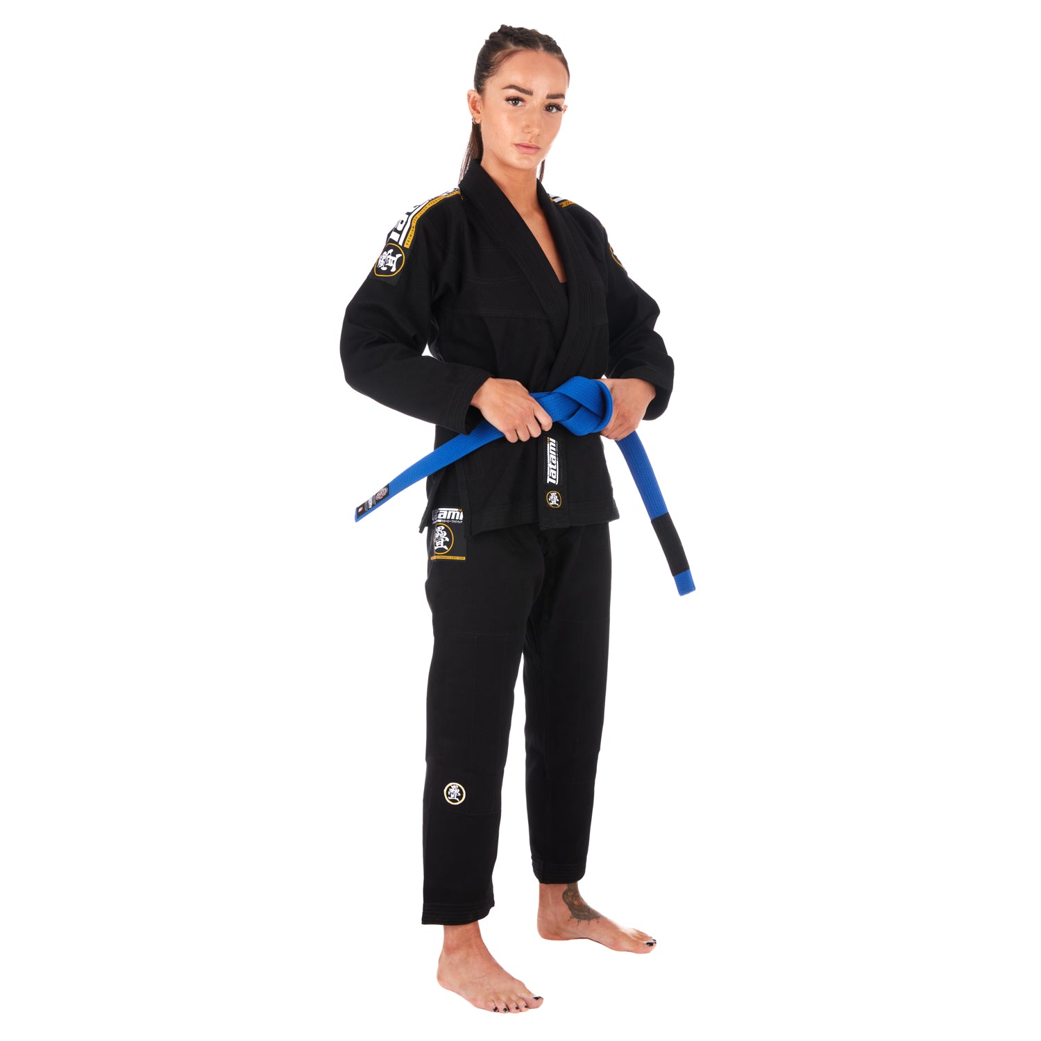 Gi de Mujer Para Jiu Jitsu Tatami Absolute Negro