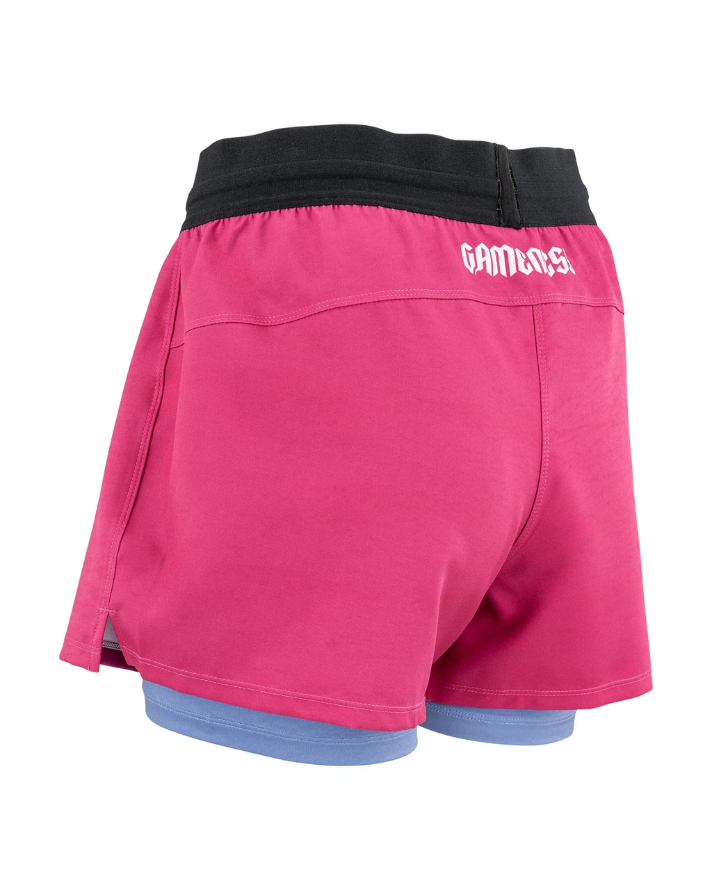 Pantaloneta de Mujer Gameness Tempest Lined - Rosado y Azul